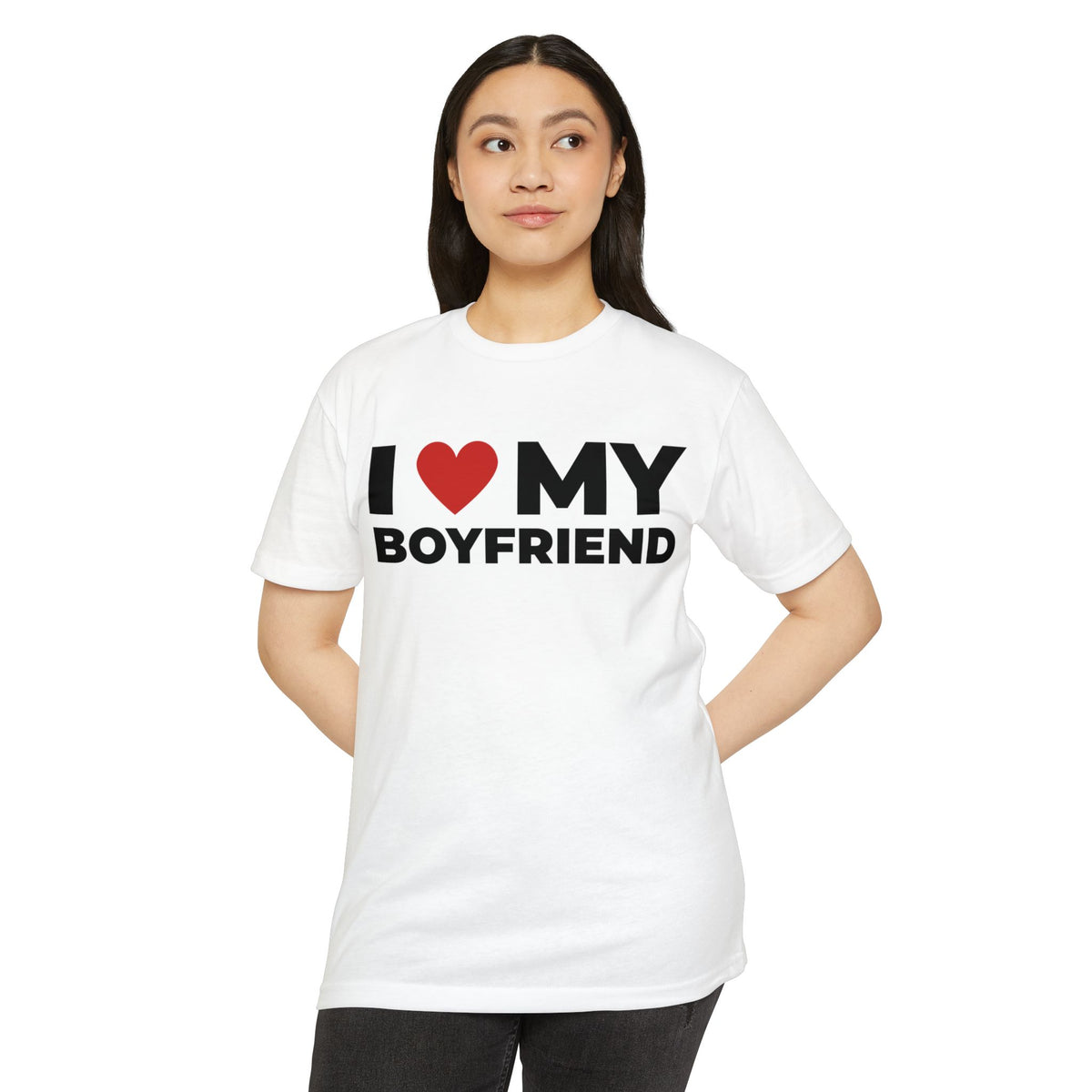 "I Love My BF/GF" Matching Set (White Tees)